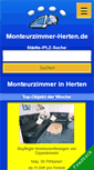 Mobile Screenshot of monteurzimmer-herten.de
